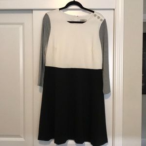 Loft Colorblock Dress- size 14